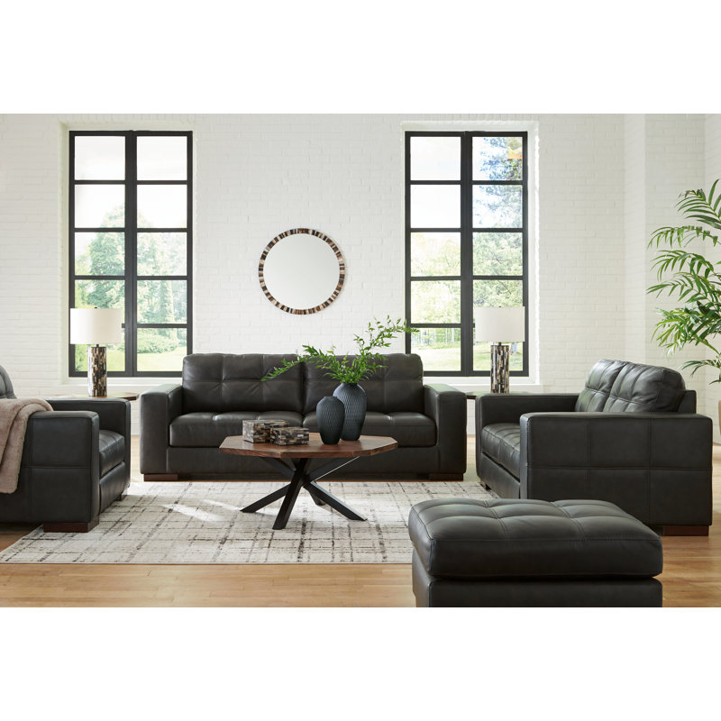 Canapé, causeuse, fauteuil surdimensionné et repose-pieds Luigi