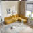 Carrow Modern Compression Chenille Upholstered Boneless Convertible Sofa Bed with Space-Saving Design-691312691
