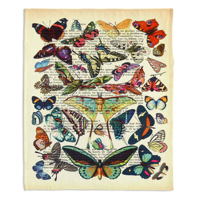  Couverture à papillons