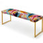 Banc rembourré camouflage doré-135649690