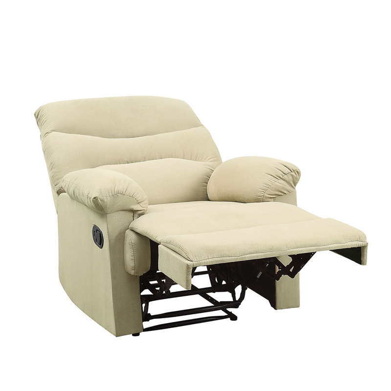 Beige Microfiber Electric Lounge Chair