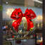 1PC Décorations de Noël pour fenêtre Autocollants en verre pour centre commercial