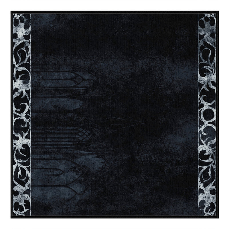 Moonlit Wreath Rug, Square 6'
