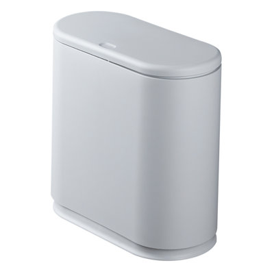Plastic Touch Top Waste Bin - 10L