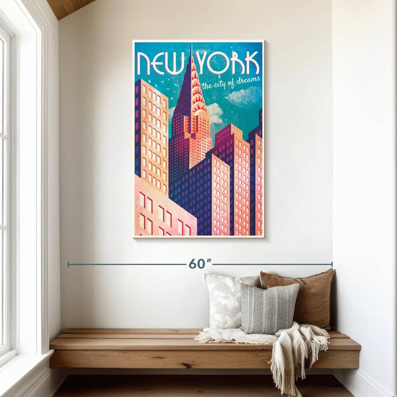 New York City of Dreams, H 45 po x l 30 po
