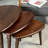  Solid Nesting Table Set Of 3- Oak