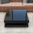 Modern Coffee Table with High-Gloss Finish, LED Light, Storage and Geometric Design-135169663