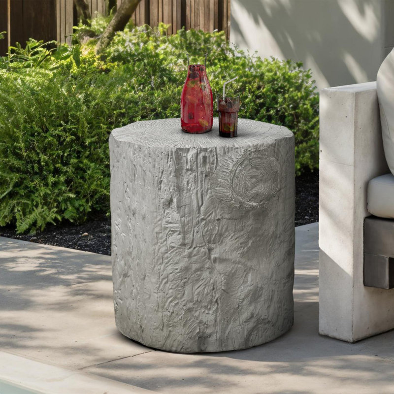 Table d'appoint moderne en béton, Noir