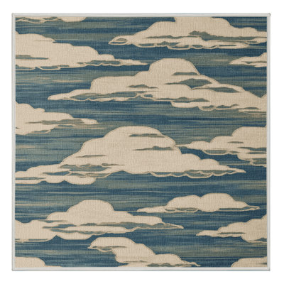 Washable Cloud Formations Hawaiian Area Rug