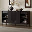 Buffet décoratif moderne à deux tiroirs