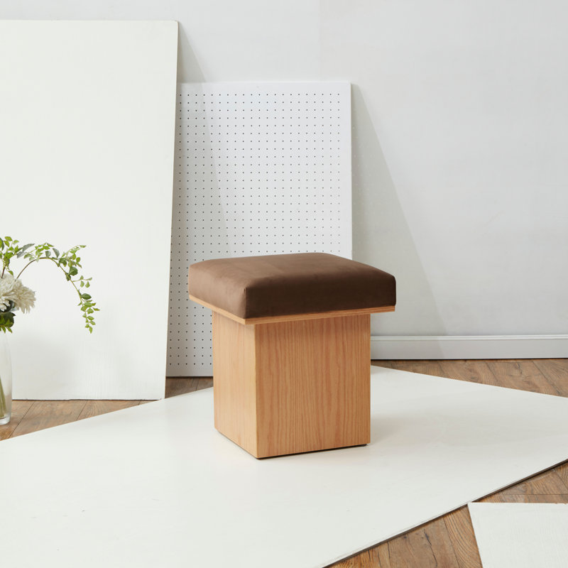 Repose-pieds Bourke, Brun foncé, Naturel