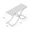 Rosso 48'' Glass Top Console Table