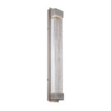 Tower 1 - Light LED Dimmable Aged Brass Flush Mounted Sconce