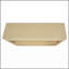 Console moderne courbée avec 3 tiroirs à fermeture en douceur et 2 tablettes ouvertes, base en bois massif, table de vestibule pour vestibule de salon, naturel-130085131-130085136-130085137