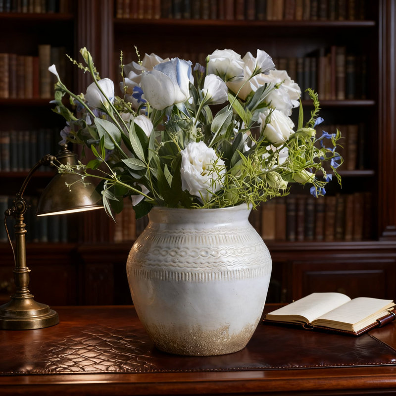 Vase Rustic, Gris