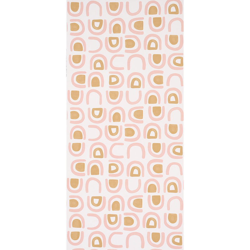 Schumacher x Hadiya Williams Threshold Wallpaper, Salt/Ochre