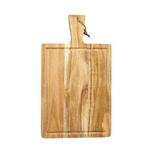 Acacia Wood Handled Cutting Board