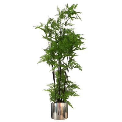 150cm Faux Moss Tree in Metal Planter