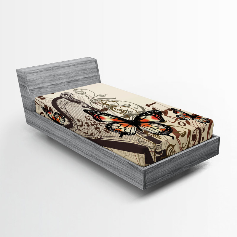 Ensemble de 2 draps-housse Ambesonne, Drap-housse de taille simple