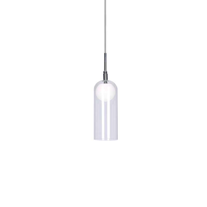 1 - Light LED Pendant, Chrome
