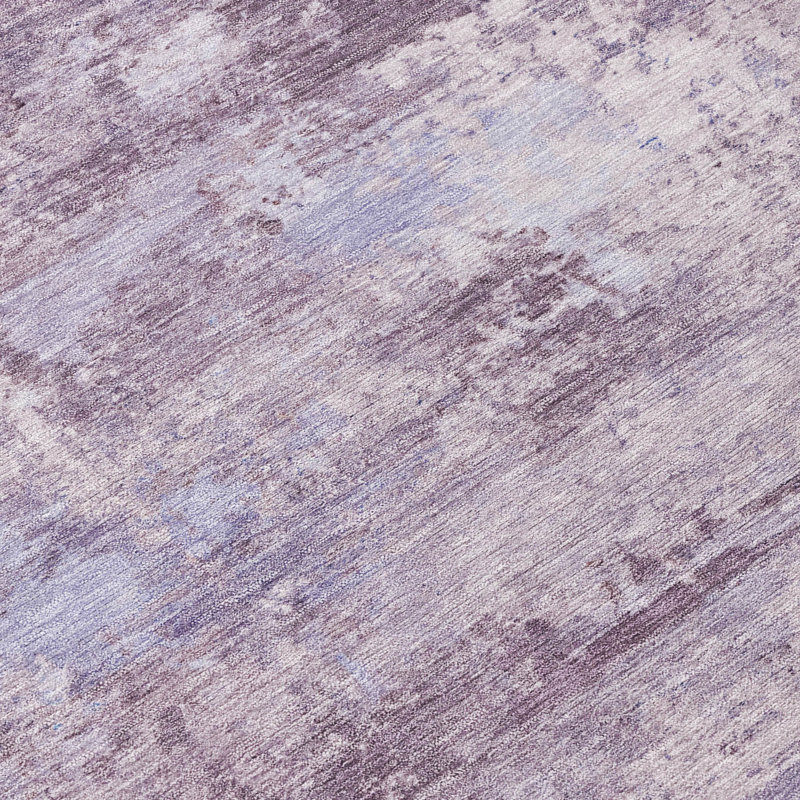 Tapis abstrait intérieur / extérieur lavable à la machine Kerwin ACN2370, Rectangle 10 pi x 14 pi
