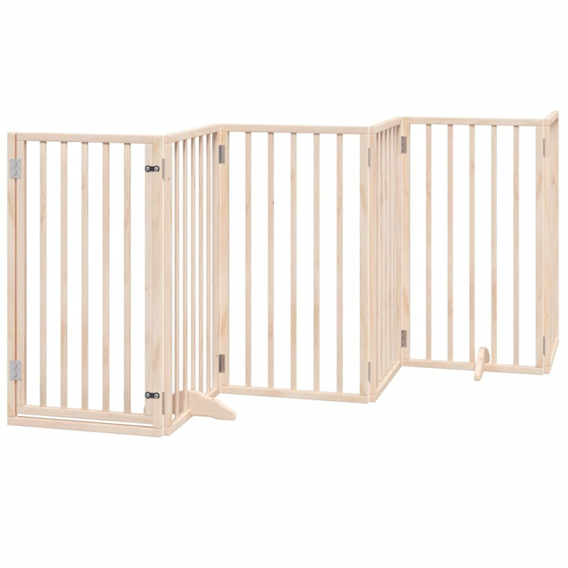 Tapscott Solid Wood Dog House Door, Beige, 90cm H x 450cm W x 2cm D