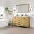 Minnich 60"W x 22"D Double Sink Bathroom Vanity with White Carrara Countertop and Undermount Porcelain Sinks-1261306629-1261306631