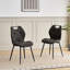 Dining Chairs - Contemporary Dining Chair - Comfortable Velvet Dining Chair - Metal Legs-877655163-892459984