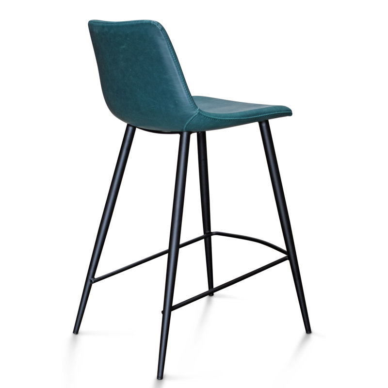 Jadelin Abe Counter Stool, 26" Seat Height, Teal