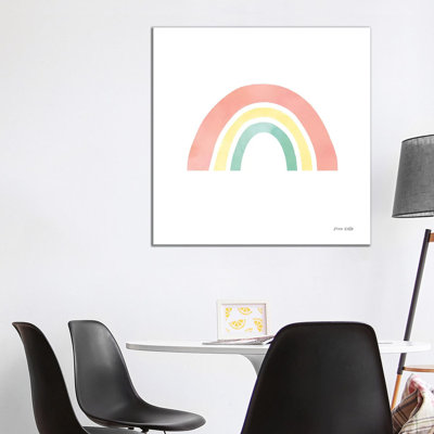 Pastel Rainbow I by Ann Kelle - 1 Piece Wrapped Canvas Wall Art
