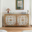 Armoire 60 "pour vestibule brun et blanc antique avec solutions de rangement pratiques