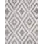 Modern Hand Tufted Geometric Area Rug in Silver / Ivory-1784681479