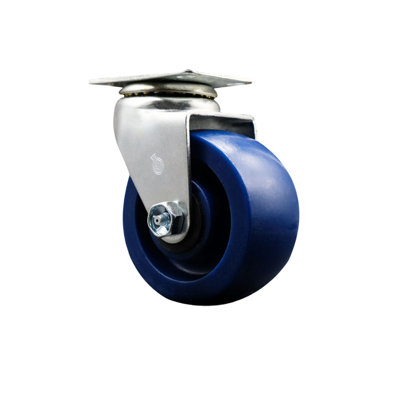 Solid Polyurethane Caster with Ball Bearing