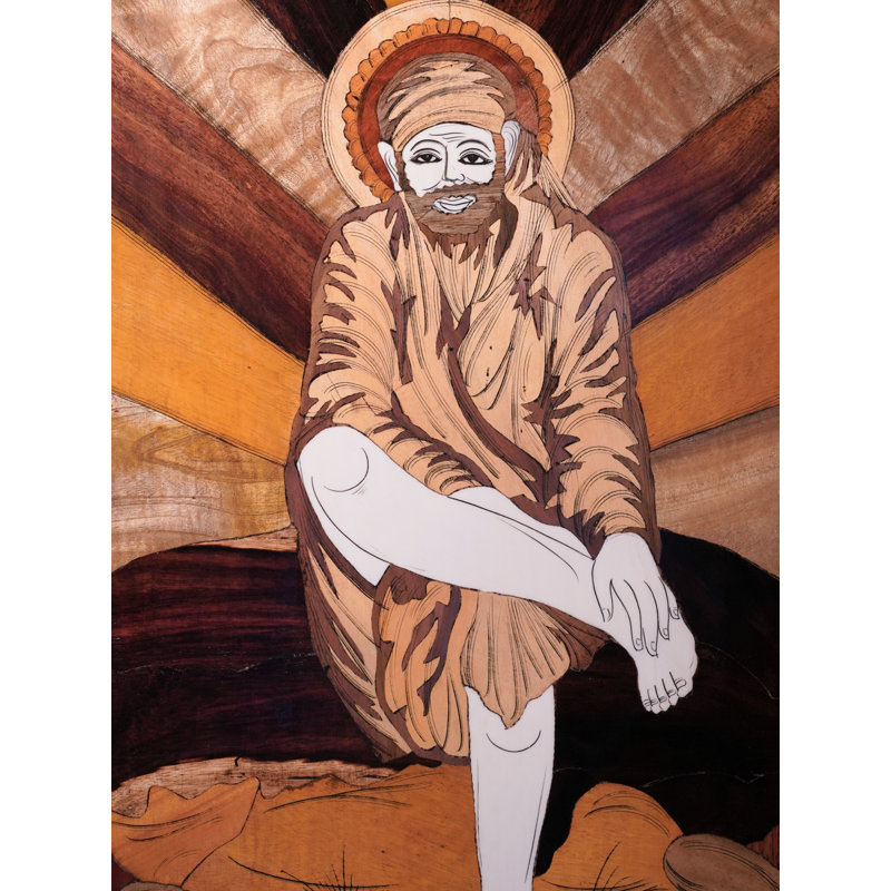 Panneau mural 31 po Divine Sai Baba
