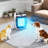 Portable Electric Space Heater, 1500W & 750W with Thermostat, 2-in-1 Fast Heating Ceramic Desk Heater & Fan, Safe Quiet for Office Desk, Bedroom, Under Desk Use, Tip-Over Overheat Protection-1943333122