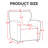 Upholstered Wingback Accent Chair-265896176