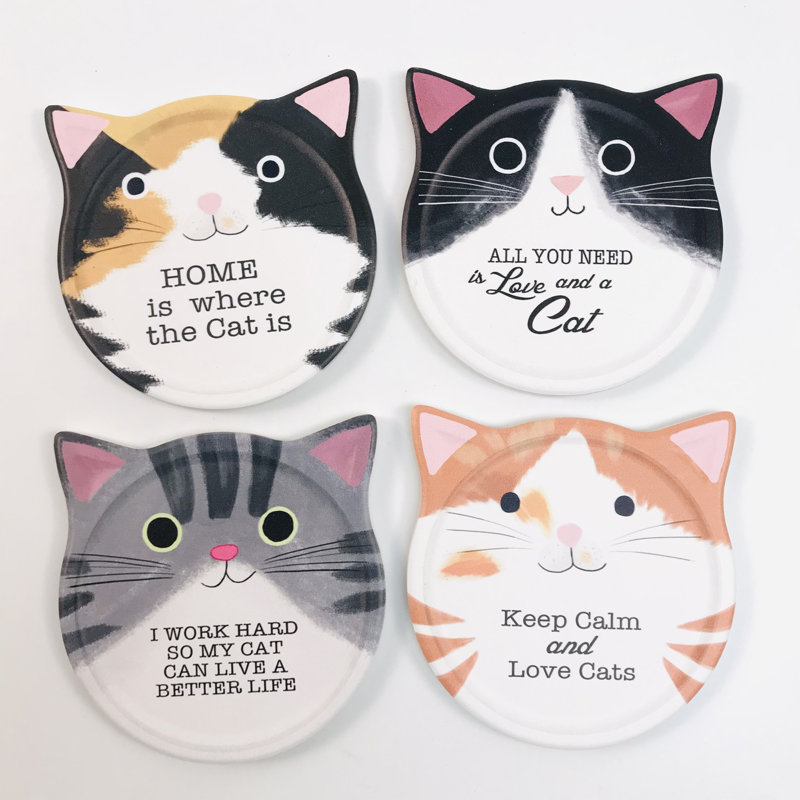 Sous-verre Chubby Cats