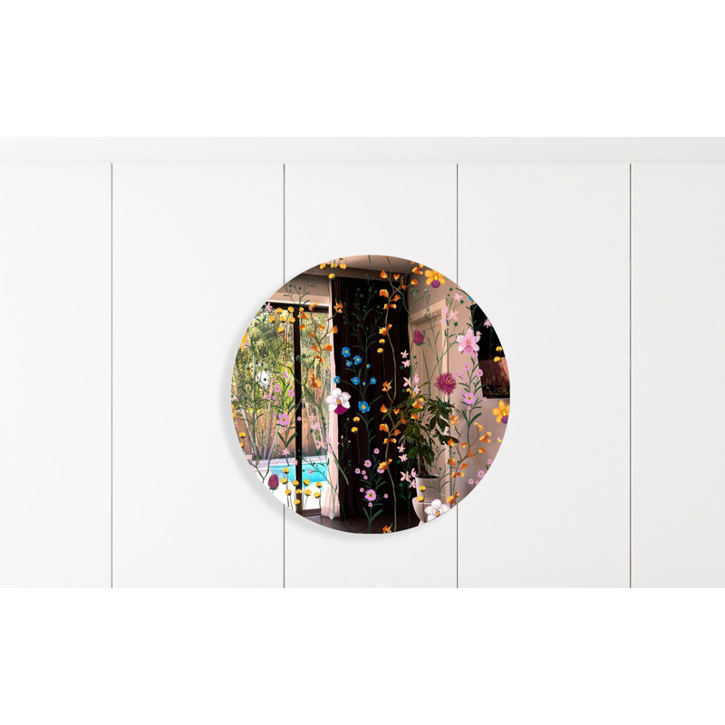 Jolis cercles en acrylique en miroir