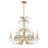 Miquesha 6 Light Antique Gold Chandelier
