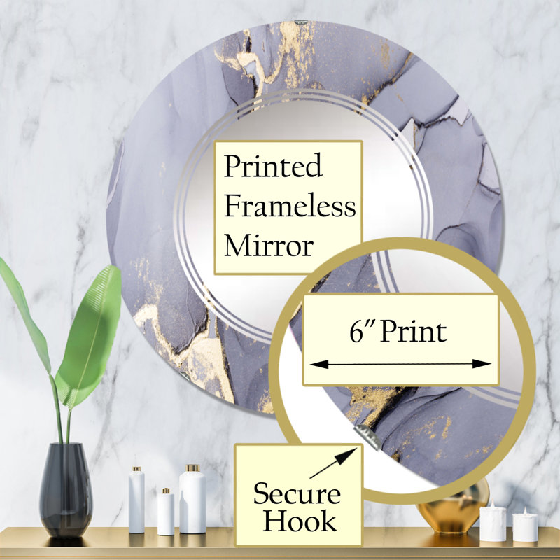 Miroir de salle de bain sans cadre, 32 po x 32 po