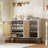 Freestanding 3-Door Rattan Shoe Cabinet – Adjustable Shelves Entryway & Hallway Organizer-1225899492
