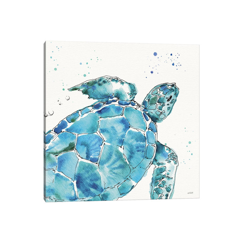 Deep Sea IX by Anne Tavoletti - Wrapped Canvas Painting, 93.98 cm H x 93.98 cm W