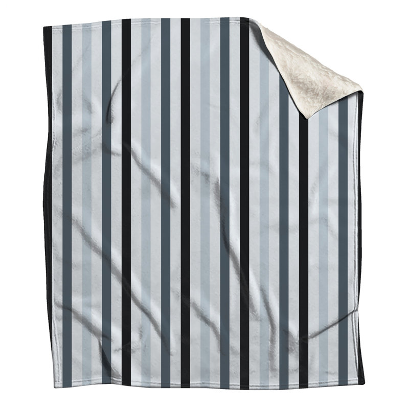 Vertical Striped Pattern Blankets, 50in W x 60in H