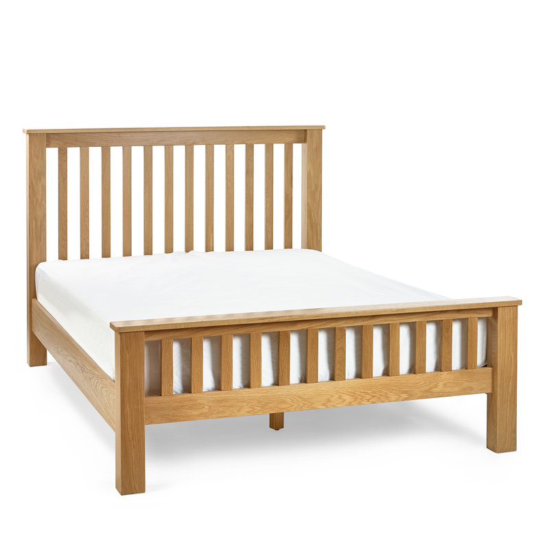 Herblain Solid Wood Bed, Kingsize (5')