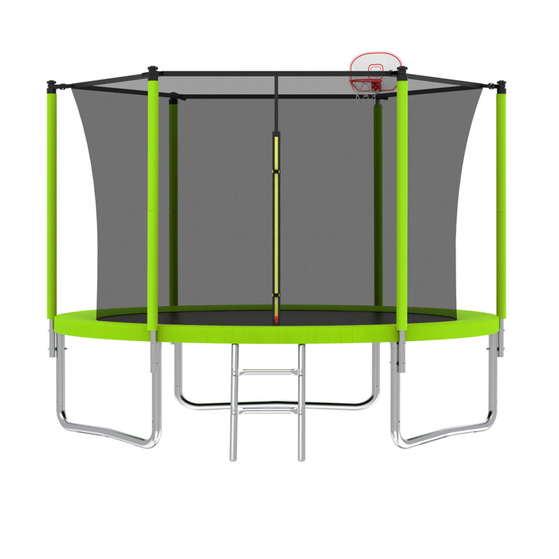 Trampoline 8 pi vert, Vert