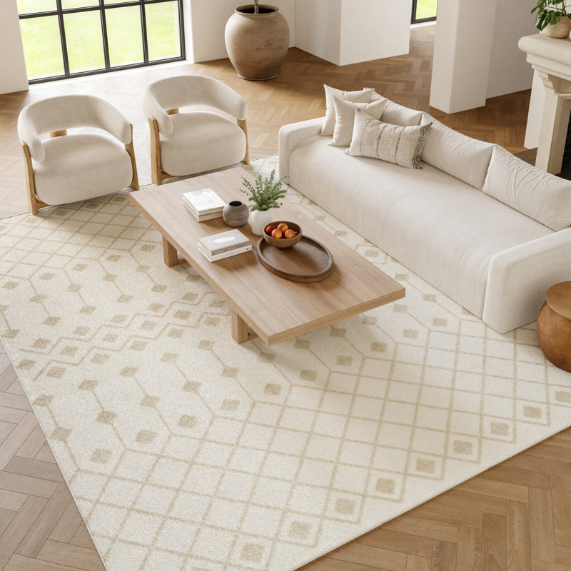 Moroccan Area Rug, Rectangle 7'10" x 9'10"