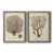 Toile avec cadre gris