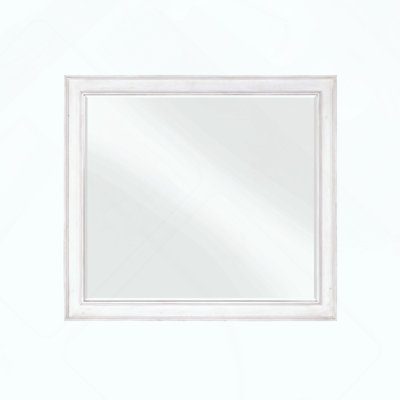 Katia Weathered White Finish Mirror
