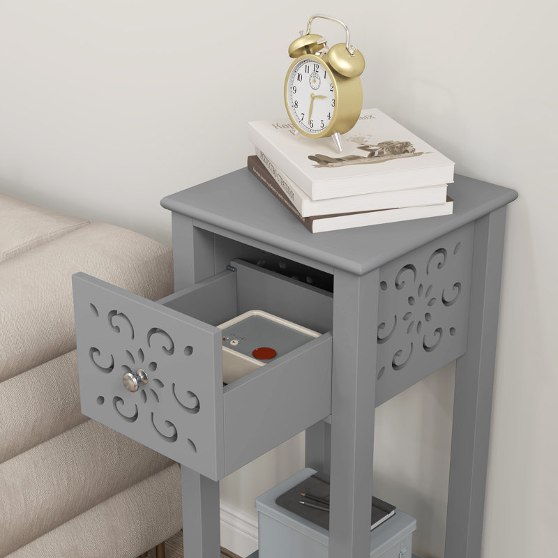 Krug Side Table Set, Grey