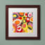 «Gregson Colorful Abstract Circles Square 1» par Amy Vangsgard, reproduction d'art sur toile-55189161-19529278-19529277